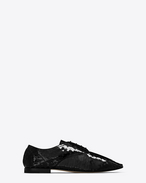 SAINT LAURENT Classic Shoes U RIVE GAUCHE RICHELIEUX 15 Shoe in Black f