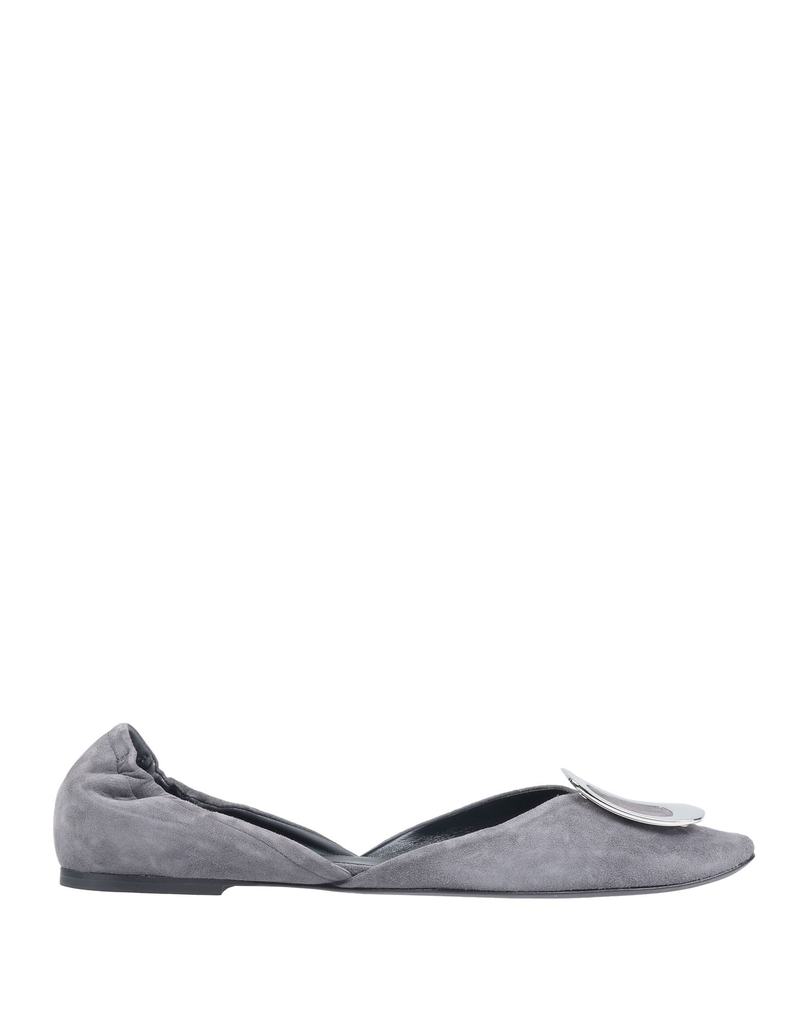 Roger Vivier Ballet Flats In Grey