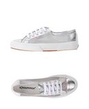 SUPERGA Damen Low Sneakers & Tennisschuhe Farbe Silber Gr��e 3