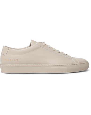 Common Projects Man Sneakers Dove Grey Size 11 Soft Leather