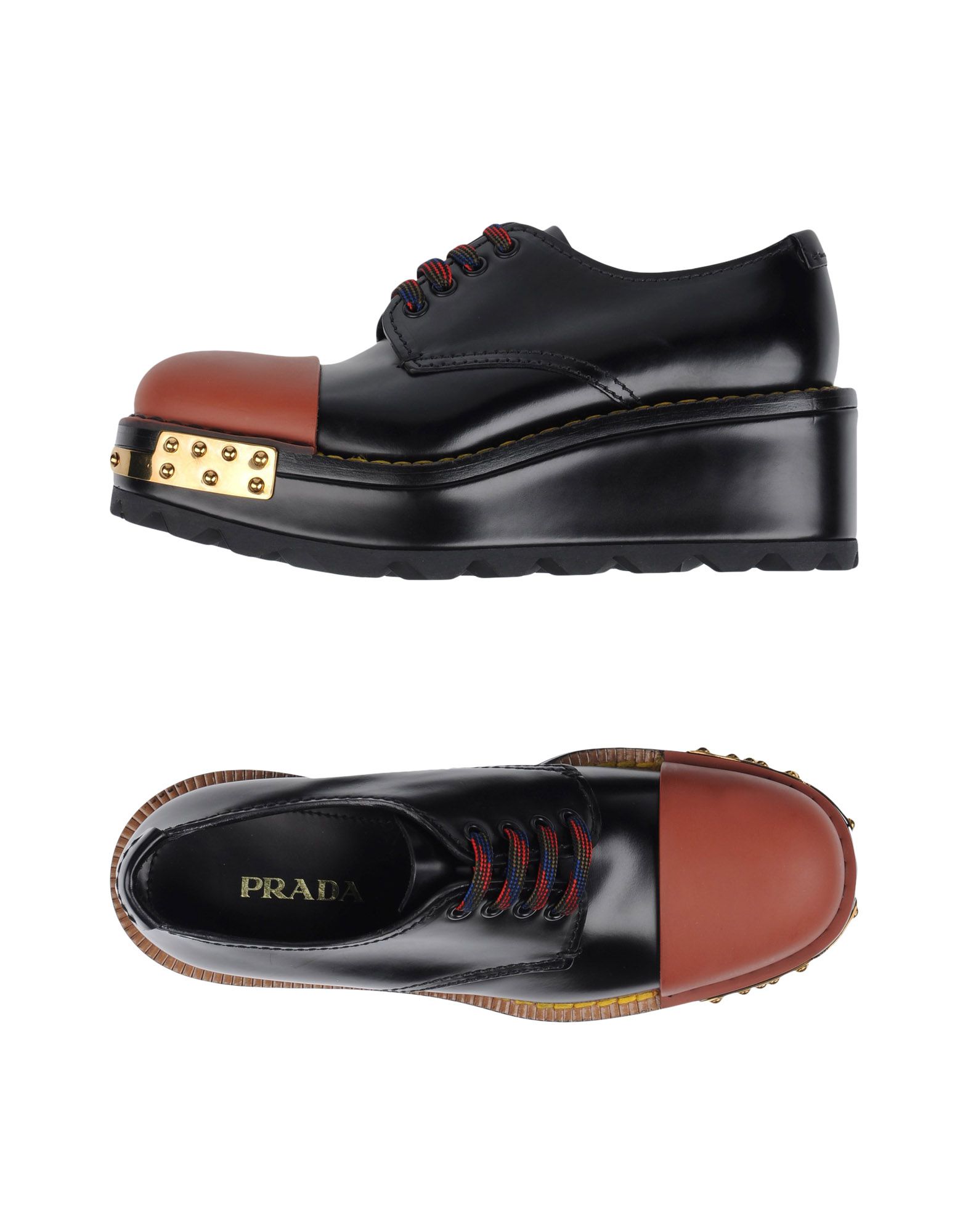 PRADA Laced shoes,11242087JH 3