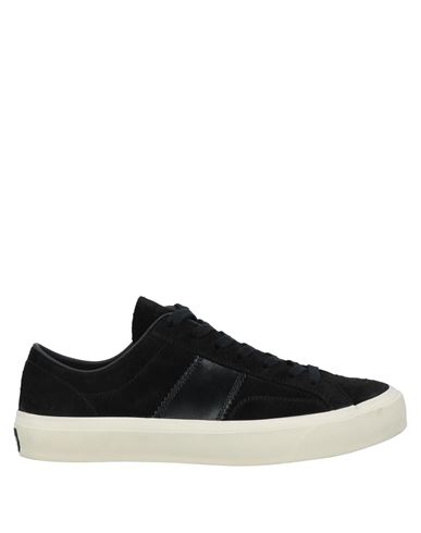 Tom Ford Logo-print Low-top Sneakers In Black
