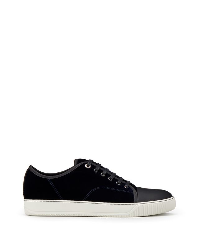 lanvin velvet sneakers