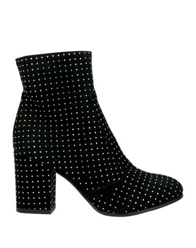 Lemaré Woman Ankle Boots Black Size 9 Leather