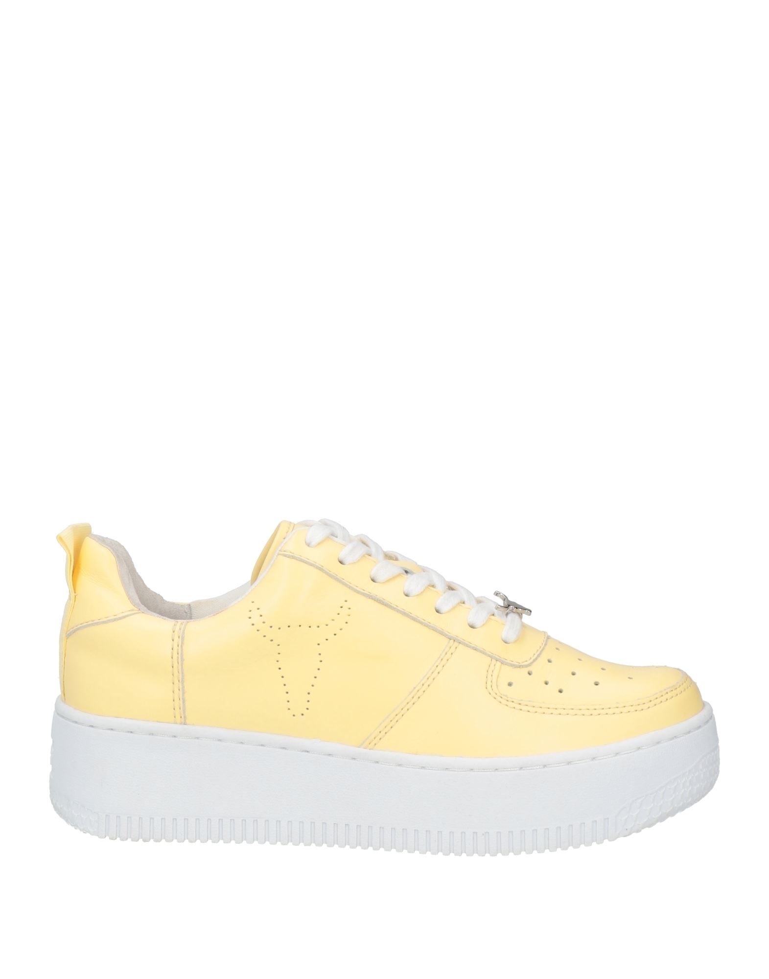 WINDSOR SMITH WINDSOR SMITH WOMAN SNEAKERS YELLOW SIZE 9 LEATHER,11264531BJ 3