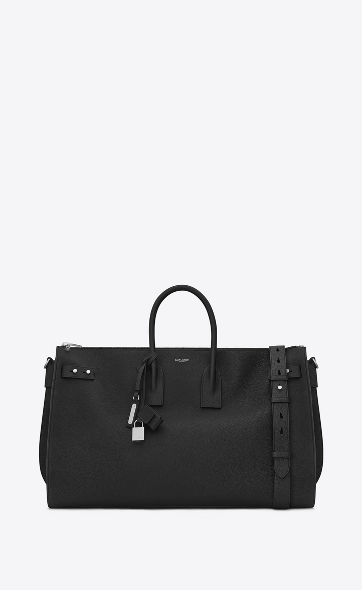 Saint Lau Sac De Jour 48h Duffle Bag In Grained Leather Sac De Jour 48h Duffle Bag In Grained Leather Front View