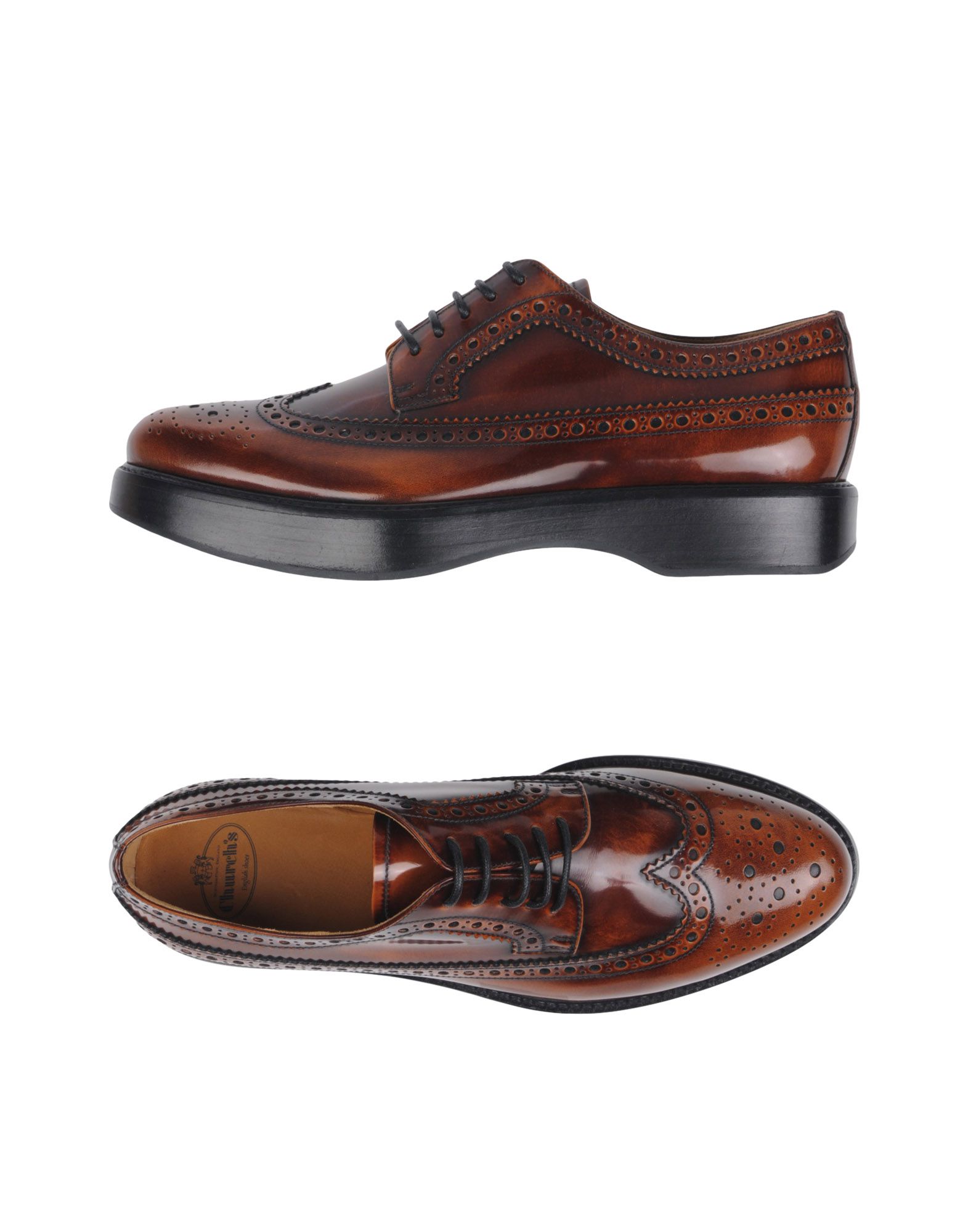CHURCH'S Laced shoes,11266095CF 6