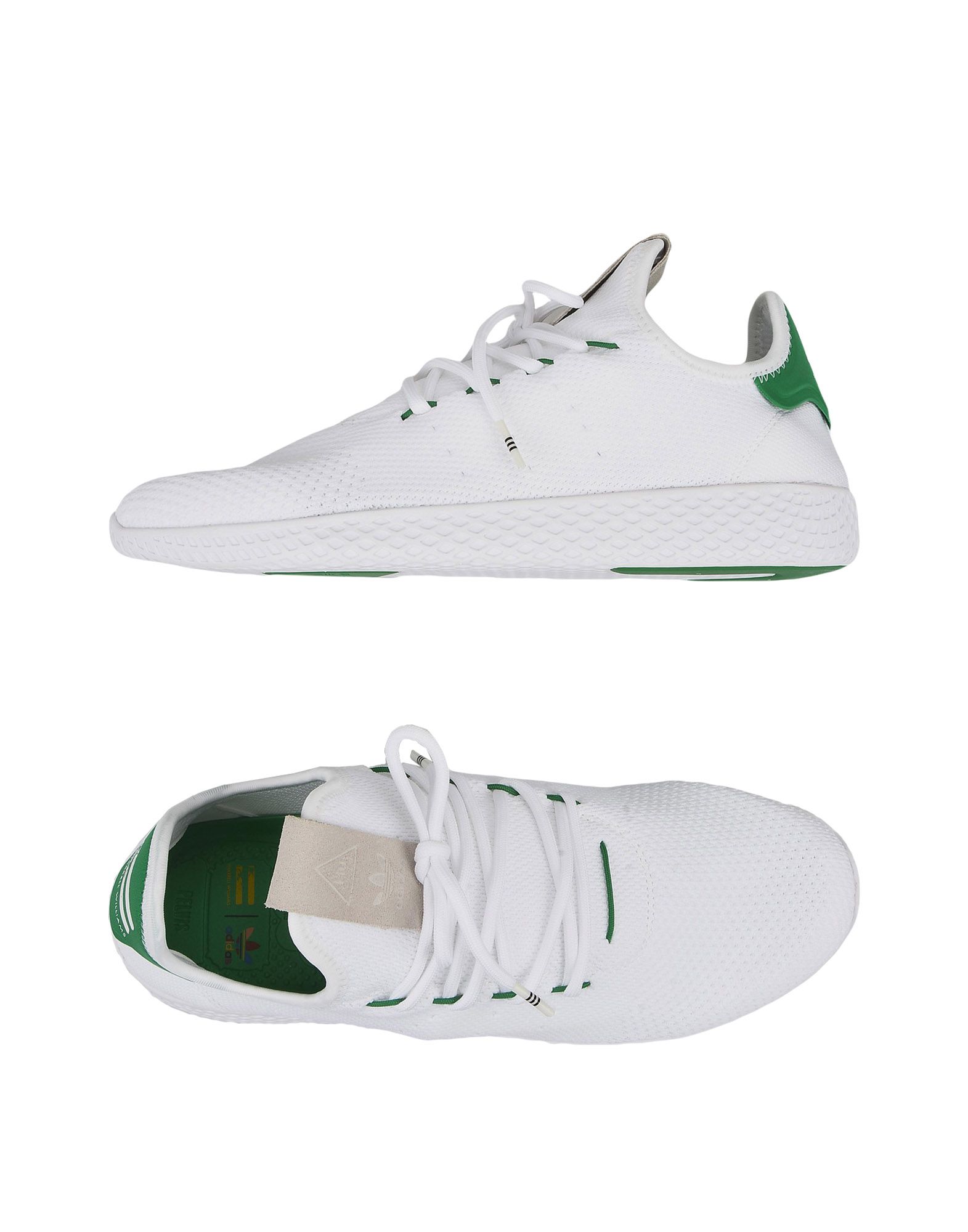 《送料無料》ADIDAS ORIGINALS by PHARRELL WILLIAMS メンズ スニーカー＆テニスシューズ（ローカット） ホワイト 4.5 紡績繊維 TENNIS HU