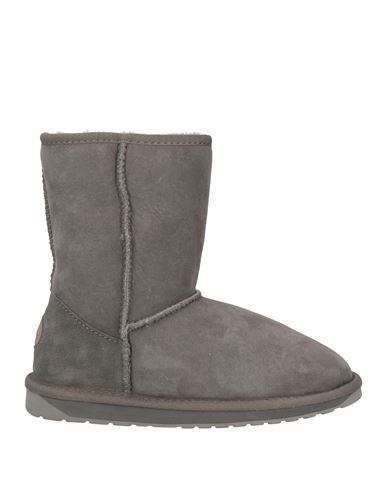 Emu Australia Woman Ankle Boots Lead Size 10 Shearling In Grey