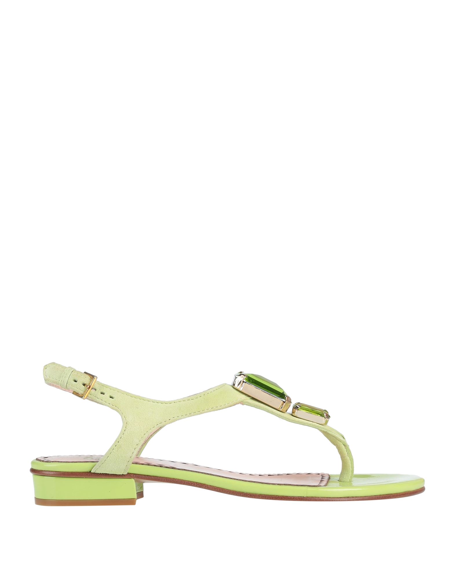 Moschino Cheap And Chic Toe Strap Sandals In Light Green