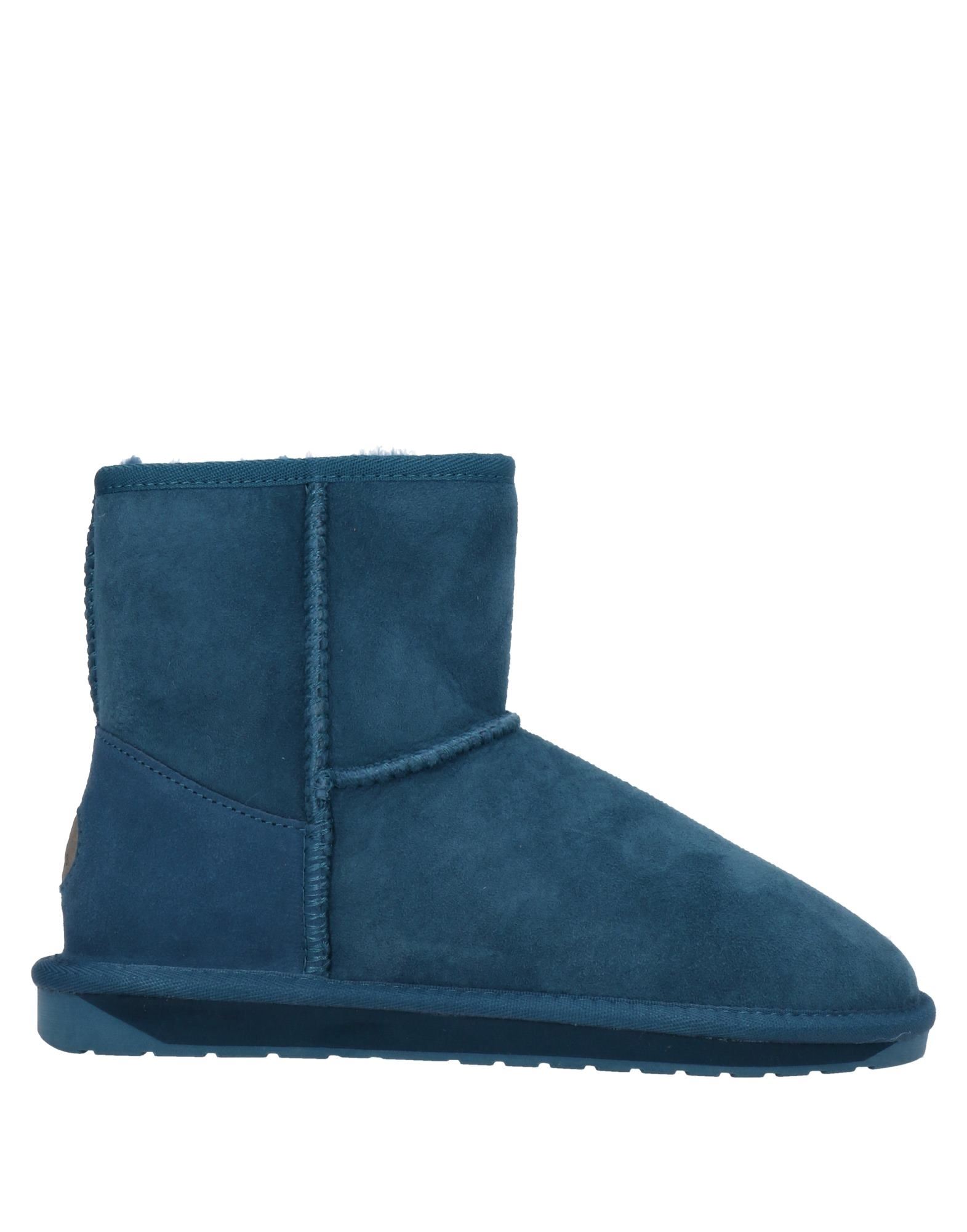 Emu Ankle Boots In Turquoise