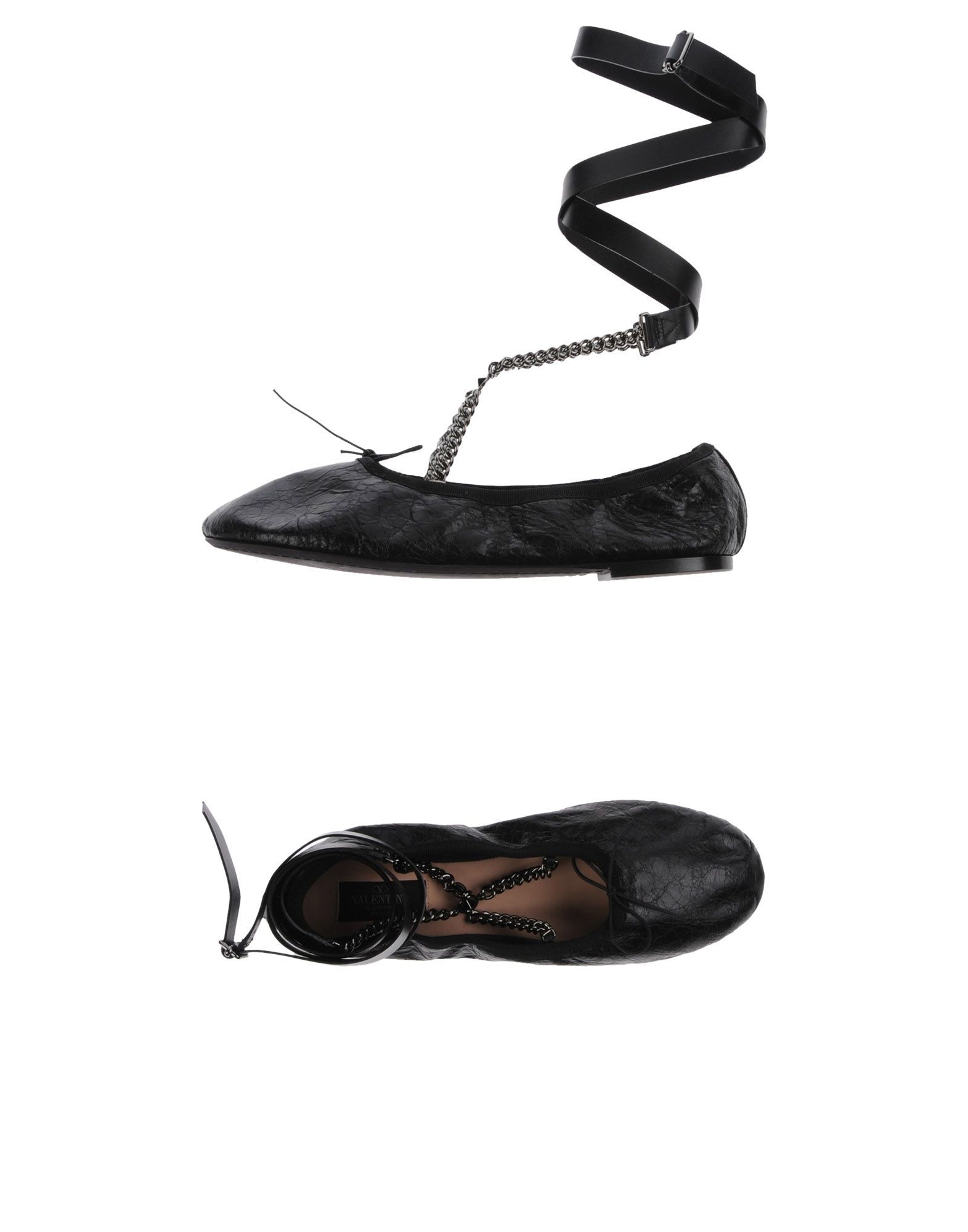Valentino Ballet Flats In Black