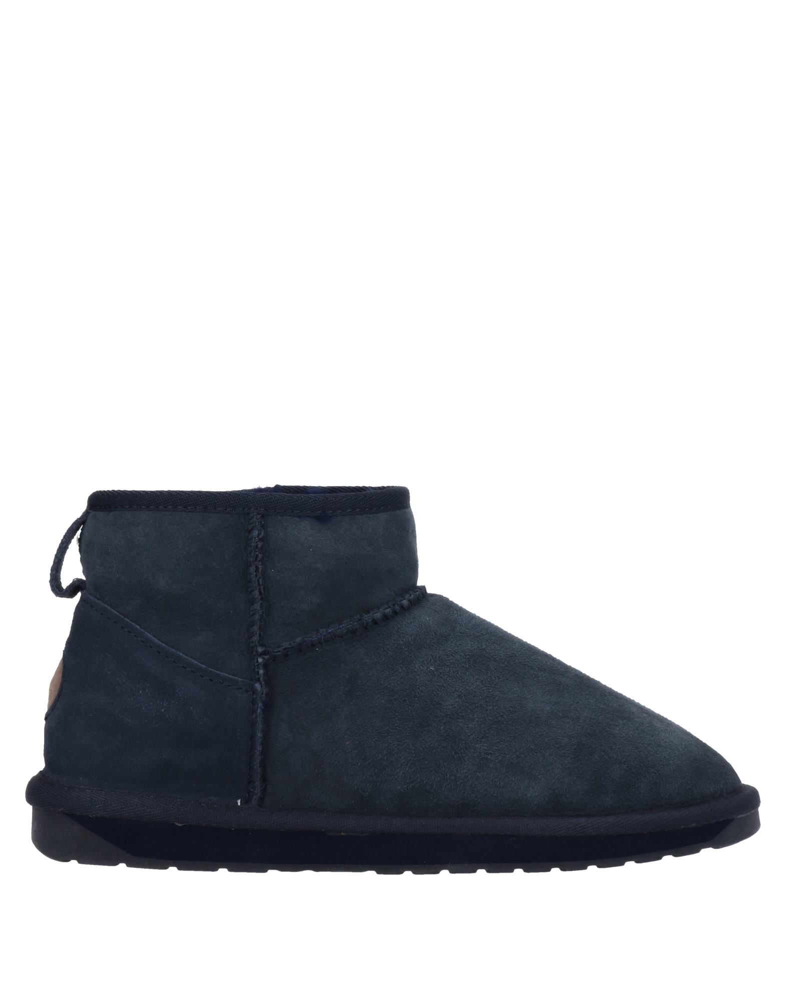 Emu Ankle Boots In Slate Blue