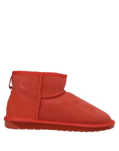 Woman Ankle boots Coral Size 6 Ovine leather, Shearling