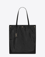 SAINT LAURENT Noe D NOE SAINT LAURENT flat shopping bag in black moroder leather f