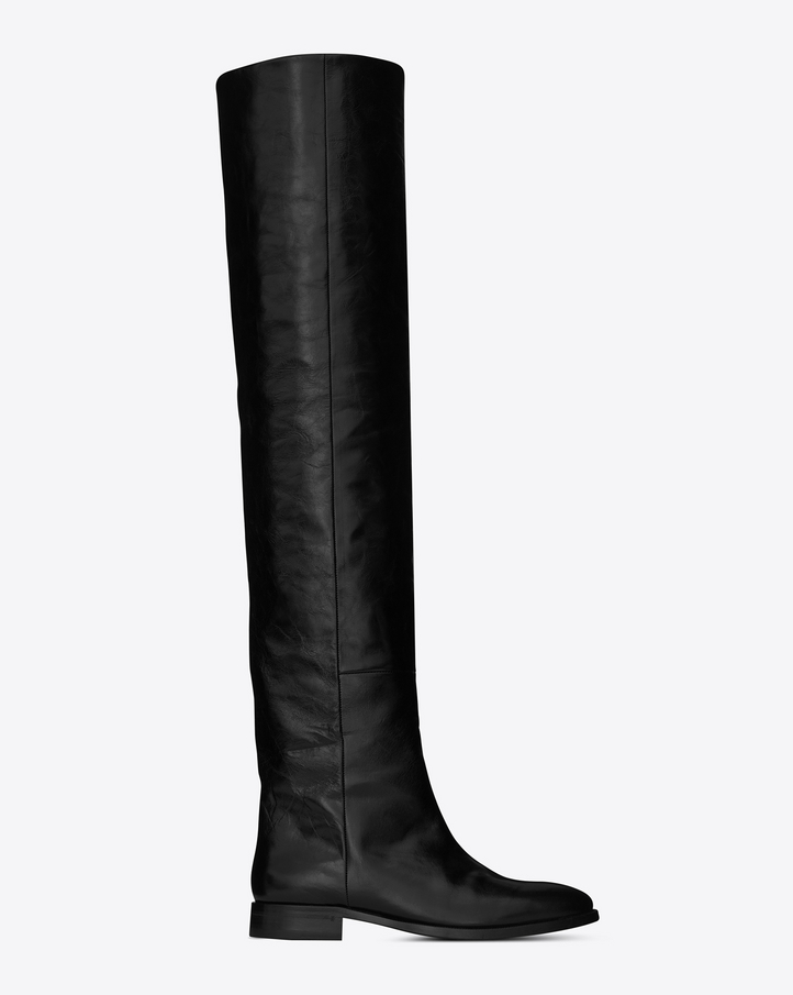 ysl thigh high boots