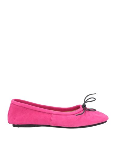 Virreina Woman Ballet Flats Fuchsia Size 8 Soft Leather In Pink