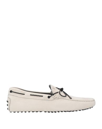 Tod's Man Loafers Off White Size 12 Calfskin