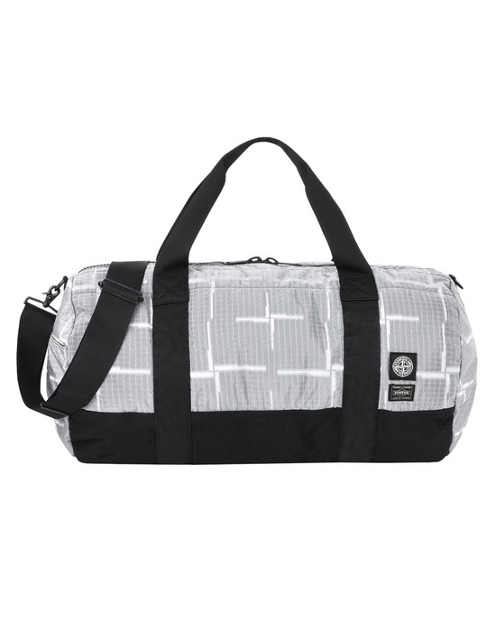 11306596vm - Shoes - Bags STONE ISLAND Luggage 913P1 STONE ISLAND/PORTER®<br>STONE ISLAND HOUSE CHECK JACQUARD ON NYLON METAL BLACK WATRO_GARMENT DYED
STONE ISLAND - 0