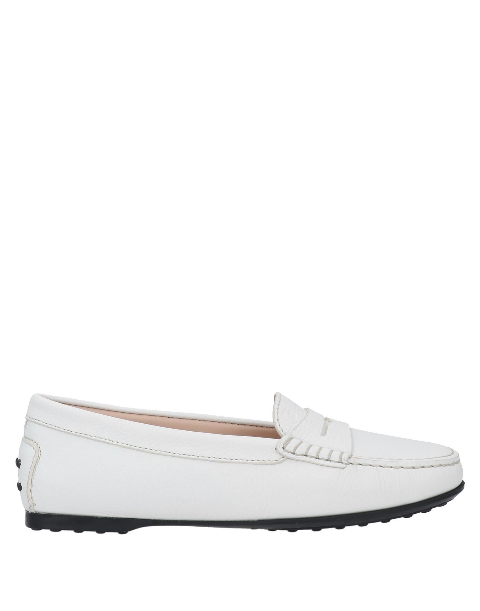 Tod's Loafers In White