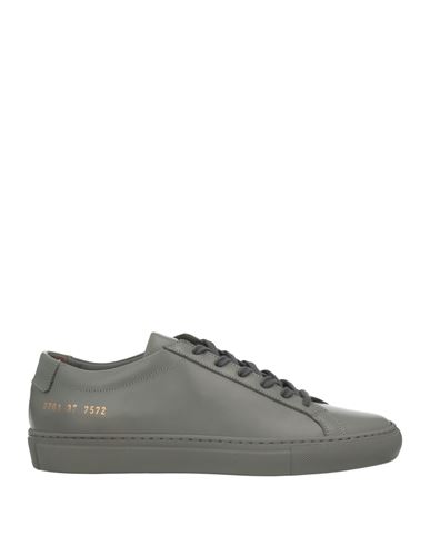 Common Projects Woman By  Woman Sneakers Military Green Size 7 Soft Leather