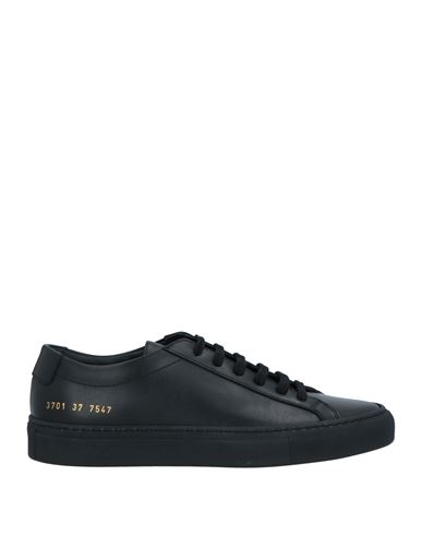 Common Projects Woman By  Woman Sneakers Black Size 7 Soft Leather
