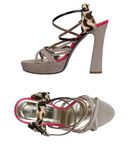 JUST CAVALLI Damen Sandale Farbe Grau Gr��e 13