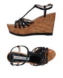 LUCIANO BARACHINI Damen Sandale Farbe Schwarz Gr��e 13