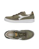 DIADORA HERITAGE Herren Low Sneakers & Tennisschuhe Farbe Milit�rgr�n Gr��e 2