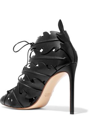 Lace-up leather sandals | FRANCESCO RUSSO | Sale up to 70% off | THE OUTNET