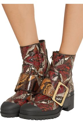 burberry patchwork boots