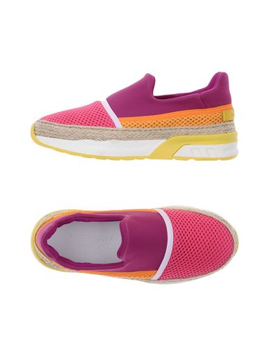Shop Dolce & Gabbana Toddler Girl Sneakers Fuchsia Size 10c Viscose, Polyamide, Polyester, Elastane In Pink