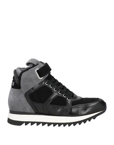Cesare Paciotti 4us Woman Sneakers Black Size 5 Soft Leather