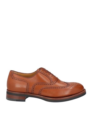 A. testoni Man Lace-up shoes Brown Size 6.5 Calfskin