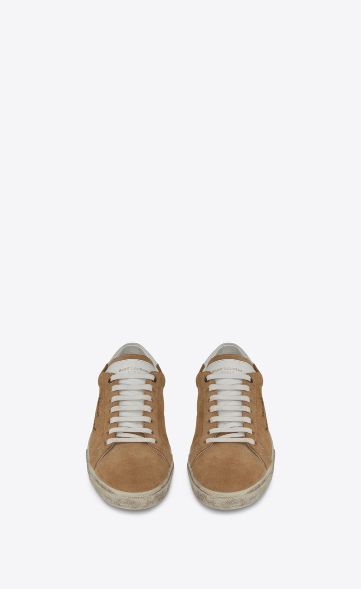 sand colored sneakers