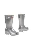 HUNTER M�dchen 3-8 jahre Stiefel Farbe Silber Gr��e 5
