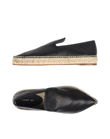 Celine Woman Espadrilles Black Size 7 Soft Leather