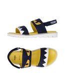FENDI Jungen 9-16 jahre Sandale Farbe Dunkelblau Gr��e 19