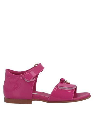 Dolce & Gabbana Babies'  Toddler Girl Sandals Fuchsia Size 9c Soft Leather In Pink