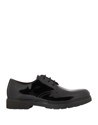 Nero Giardini Man Lace-up Shoes Black Size 10 Soft Leather
