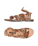 JANET & JANET Damen Sandale Farbe Khaki Gr��e 5