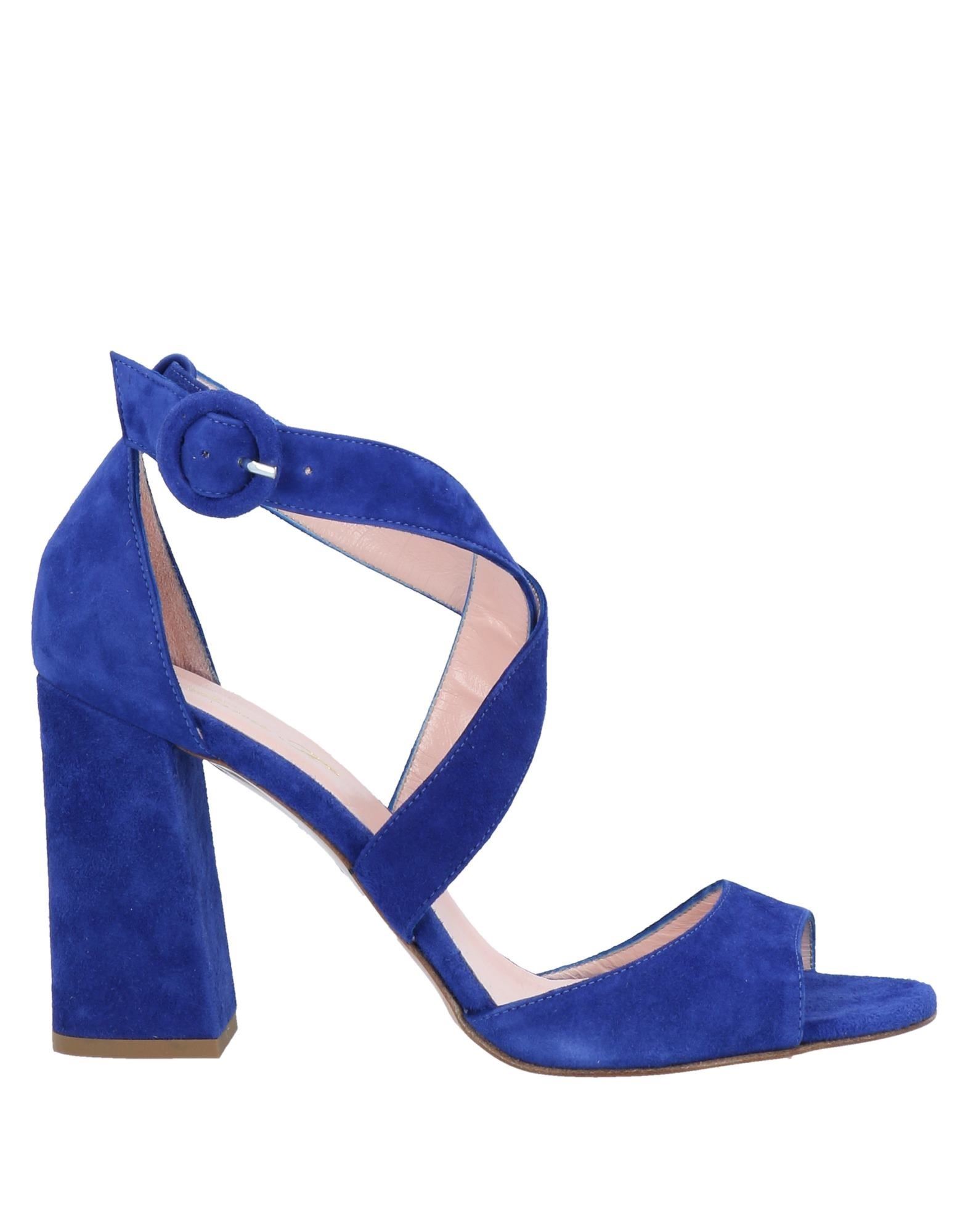 Anna F Sandals In Bright Blue