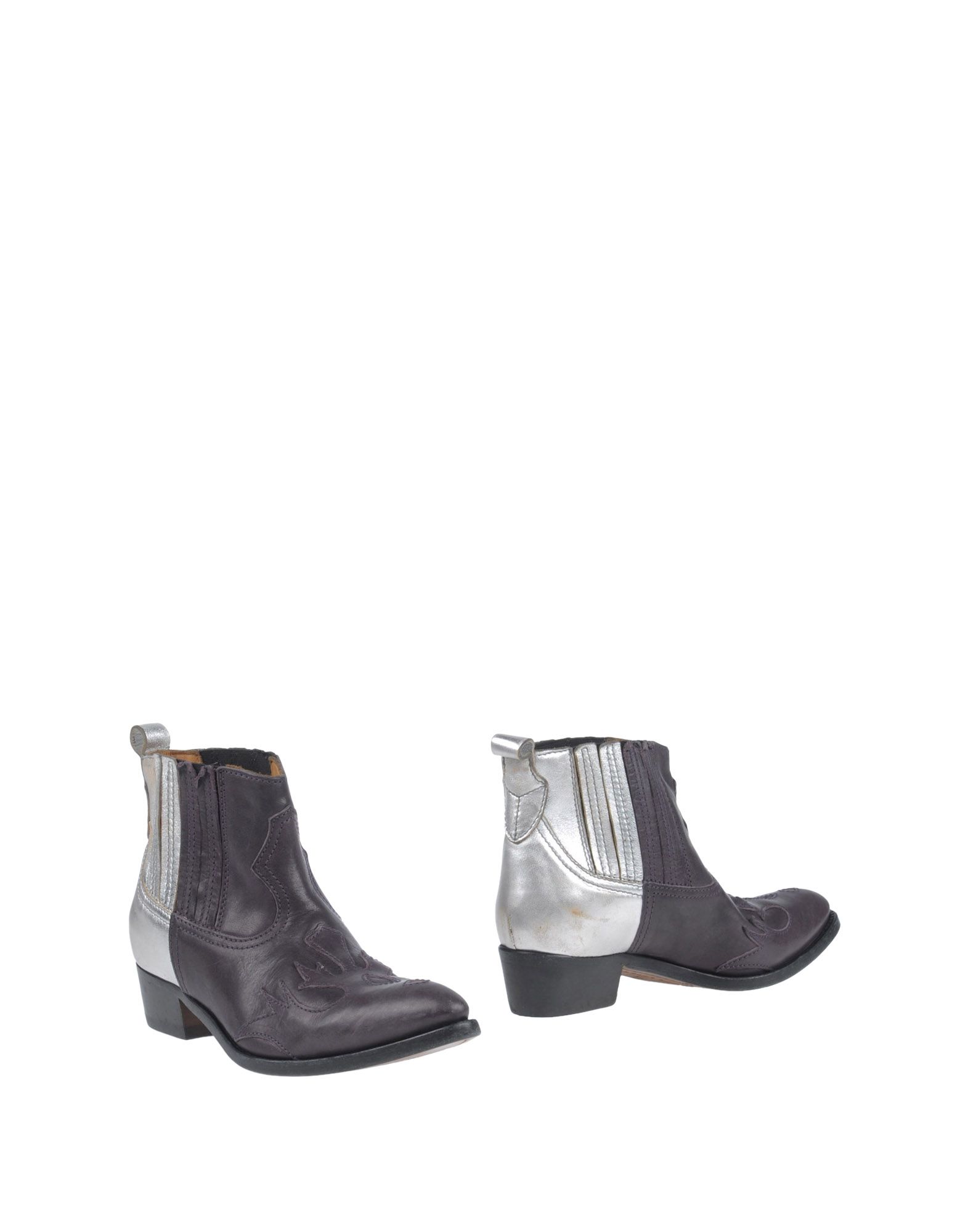 golden goose deluxe brand calzado botines de ca?a alta on yoox.com morado  oscuro