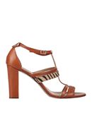 TWINSET Damen Sandale Farbe Lederfarben Gr��e 15