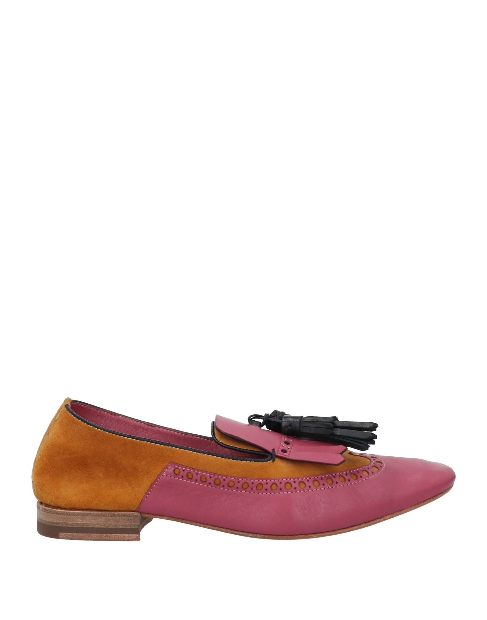 Santoni Loafers In Garnet