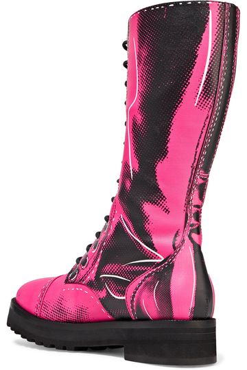 moschino high heel boots