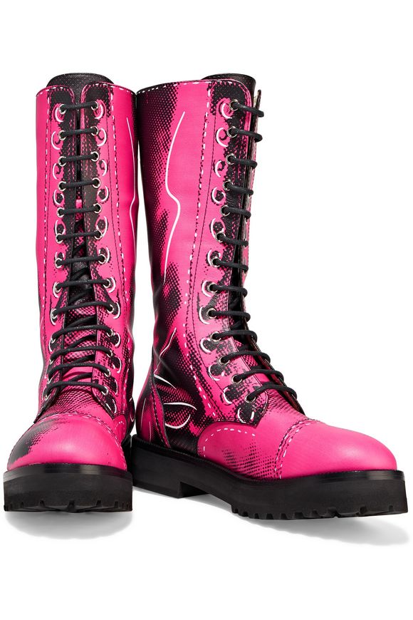 moschino high heel boots