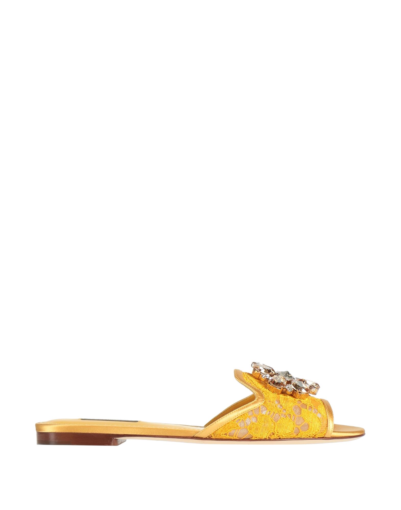 Dolce & Gabbana Sandals In Yellow