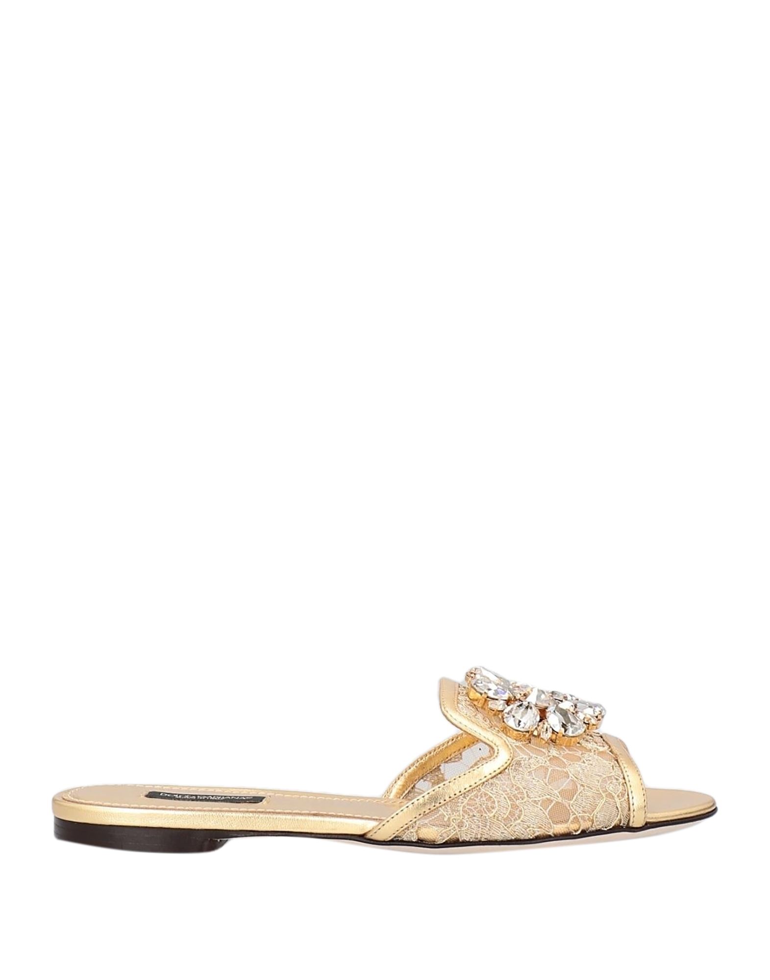 Dolce & Gabbana Sandals In Gold