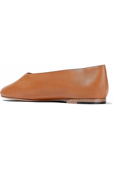 vince leather flats